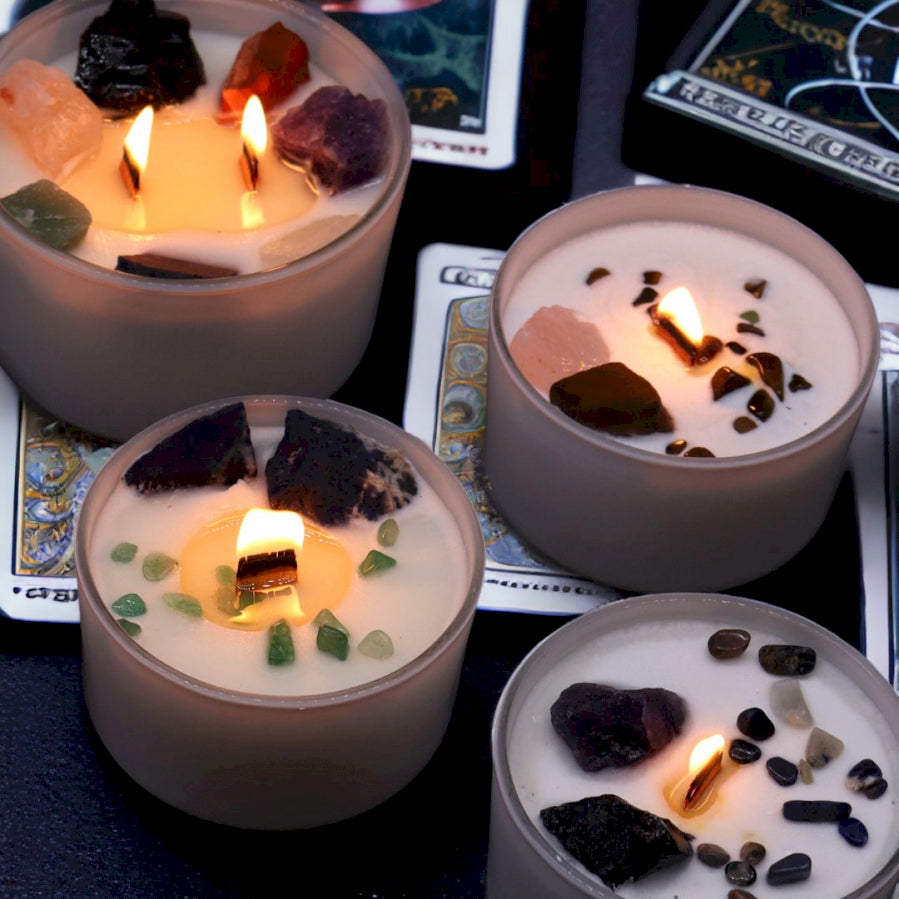 Chakra Crystal Candles